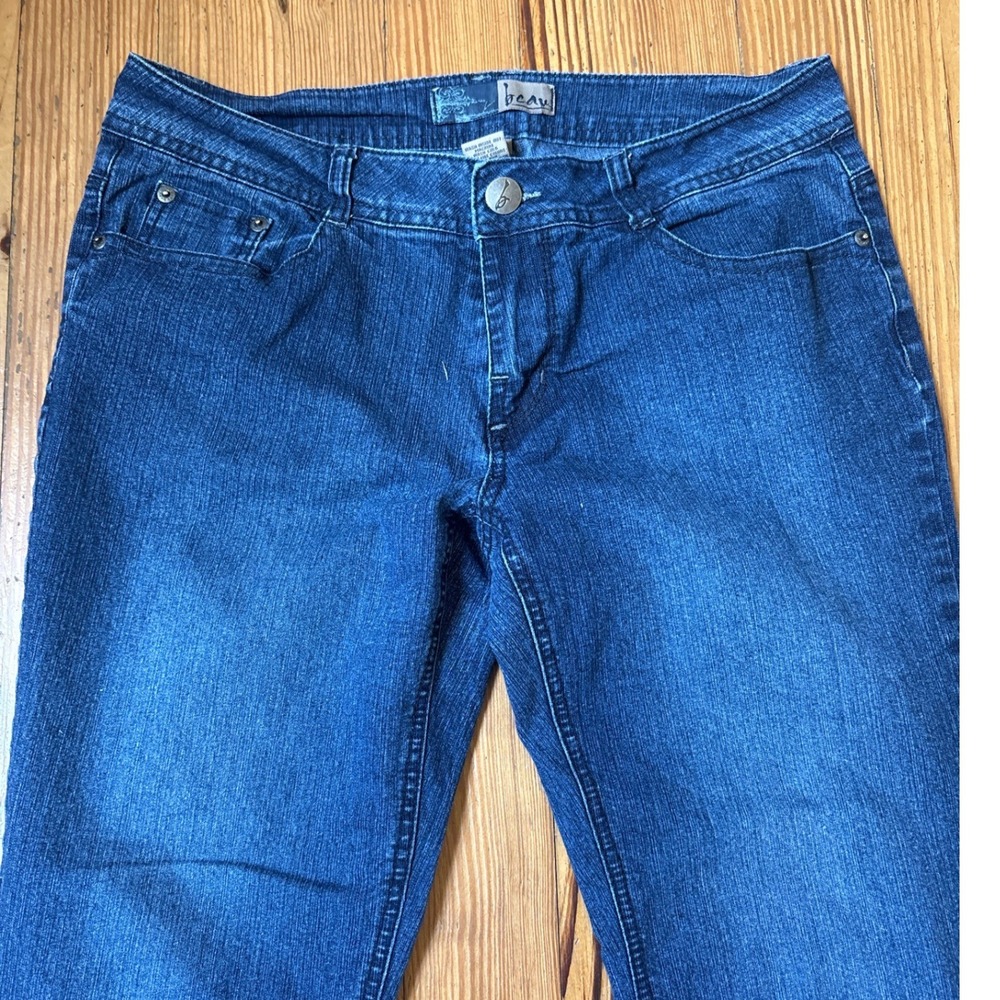Beau Bootcut Jeans Women Blue Medium Wash Stretch Denim SIZE 10S - Picture 5 of 6